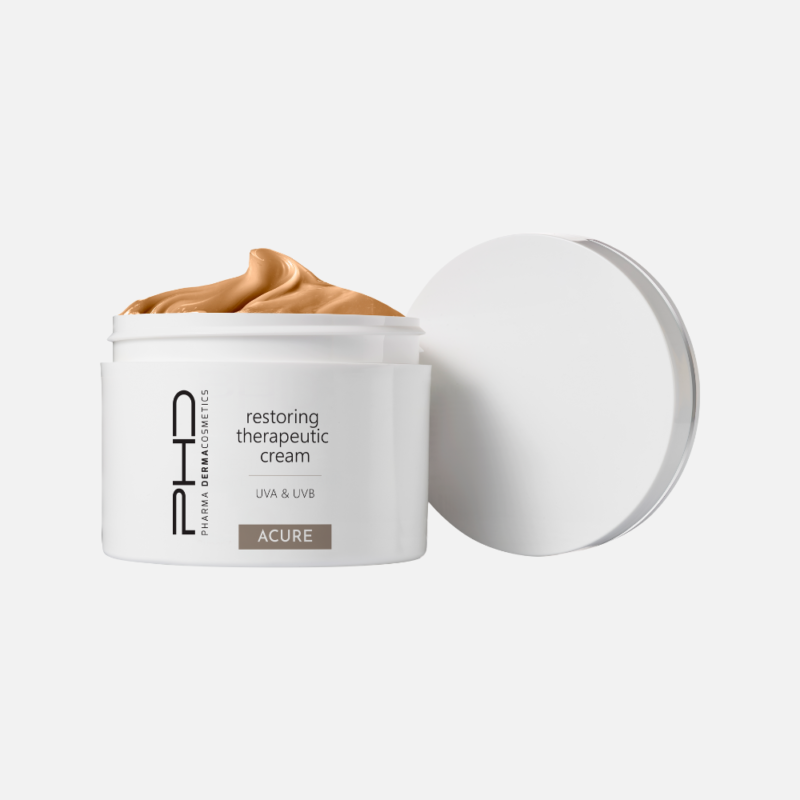 ВОССТАНОВИТЕЛЬНЫЙ КРЕМ ДЛЯ ПРОБЛЕМНОЙ КОЖИ SPF-20 ACURE THERAPEUTIC CREAM UVA & UVB prof 250 мл, 50 мл