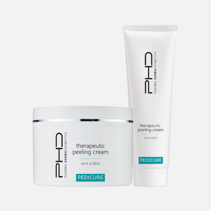 КРЕМ ДЛЯ ТЕЛА С МОЧЕВОЙ PEDICURE THERAPEUTIC PEELING CREAM AHA & BHA prof 250 мл, 100 мл
